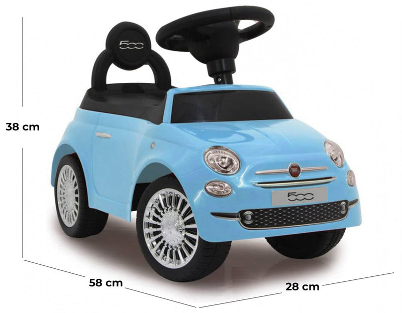 Macchina Cavalcabile per Bambini Fiat 500 Blu-5