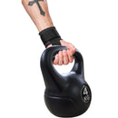 Kettlebell Fitness 4 Kg in PVC con Sabbia e Maniglia Nero-3