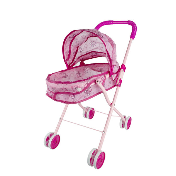 Faltbarer Puppenwagen Rosa mit Sonnenverdeck online