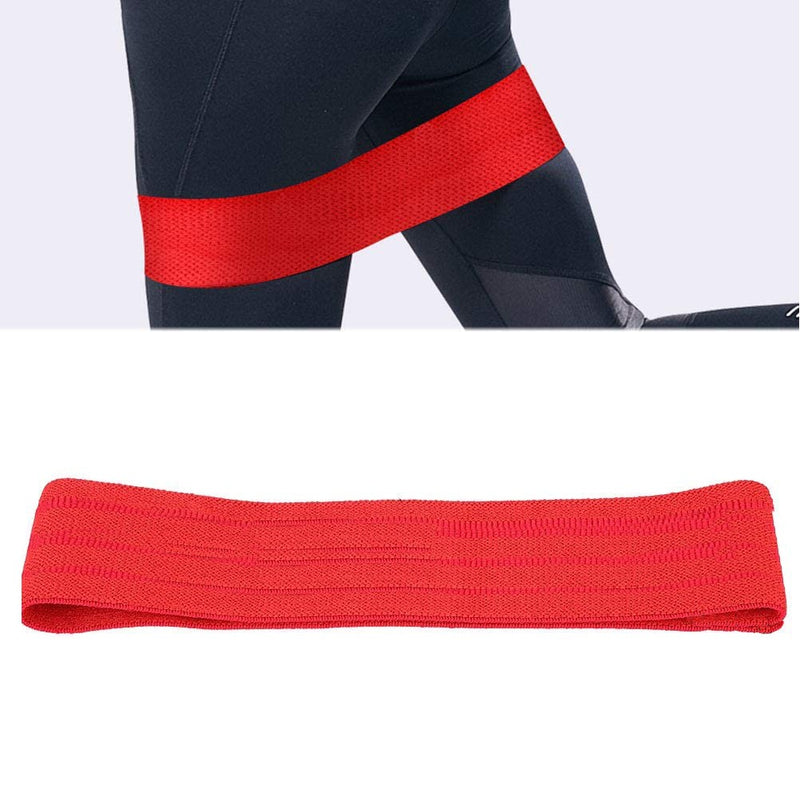 Fascia di Resistenza per Allenamento Gambe e Glutei in Nylon Rosso-3