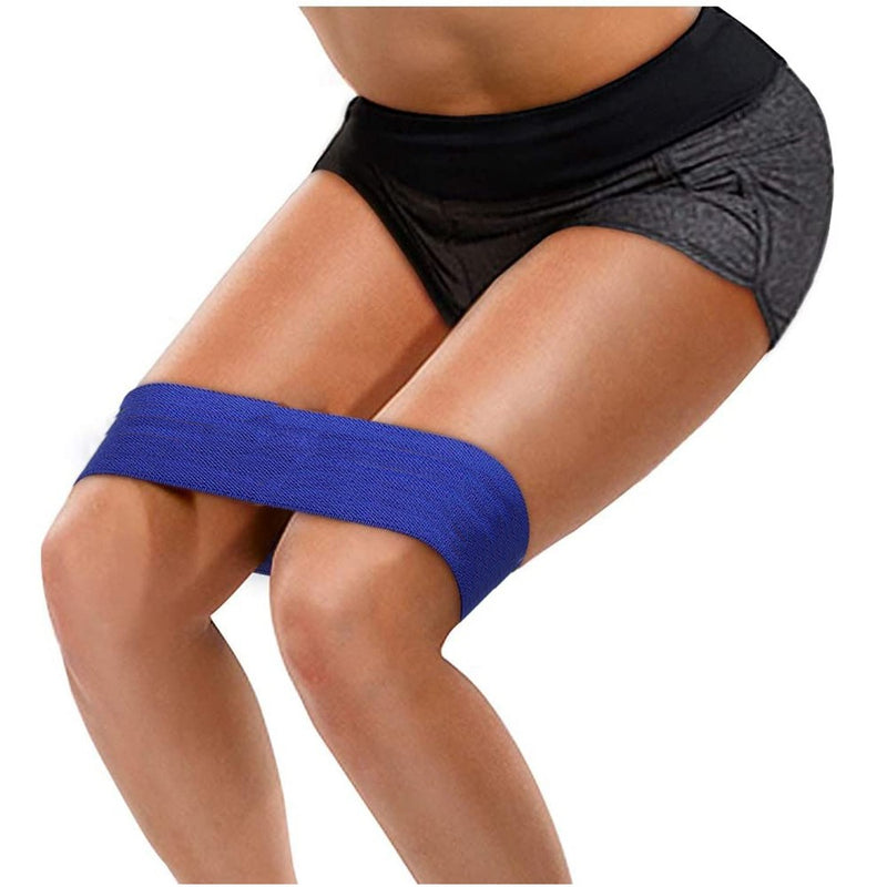 Fascia di Resistenza per Allenamento Gambe e Glutei in Nylon Blu-2