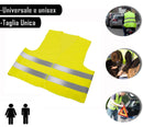 Gilet catarifrangente per emergenze e per le attività sportive universale unisex taglia unica-2