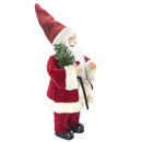 Pupazzo Babbo Natale H30 cm Rosso e Crema-2