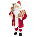 Pupazzo Babbo Natale H90 cm con Luci e Suoni Rosso-3