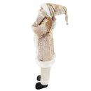 Pupazzo Babbo Natale H110 cm con Luci e Suoni Champagne-5