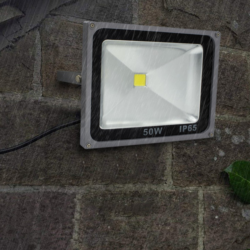 Faro a led luce fredda con staffa a 120° di angolazione e protezione IP65-2