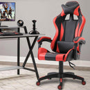 Sedia da Gaming Ergonomica 66x60x134 cm in Similpelle Rosso-4