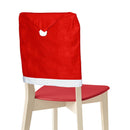 Copri Schienale per Sedia Natalizio 70x52 cm in TNT Rosso-1