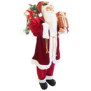 Pupazzo Babbo Natale con H110 cm con Luci e Suoni Rosso-4