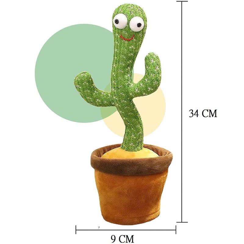 Pianta Danzante Parlante Cactus che Ripete Suoni e Voci-5