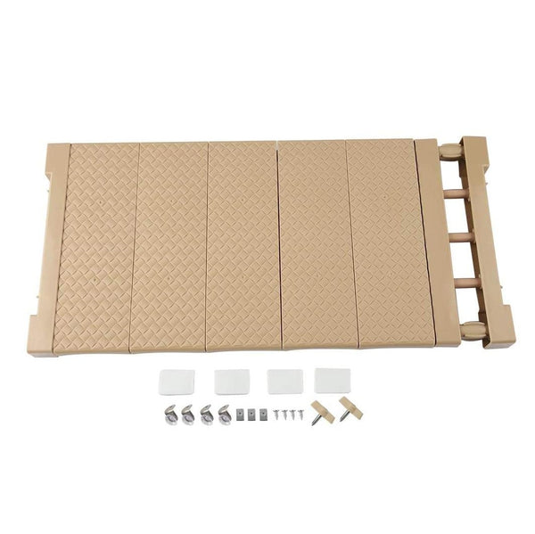 Ausziehbares Regal für Schränke 35x45cm Teleskopregal für Möbel Beige sconto