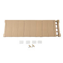 Mensola Estensibile per Armadi 35 x 72,5-125 cm Scaffale Salvaspazio in ABS Beige-1