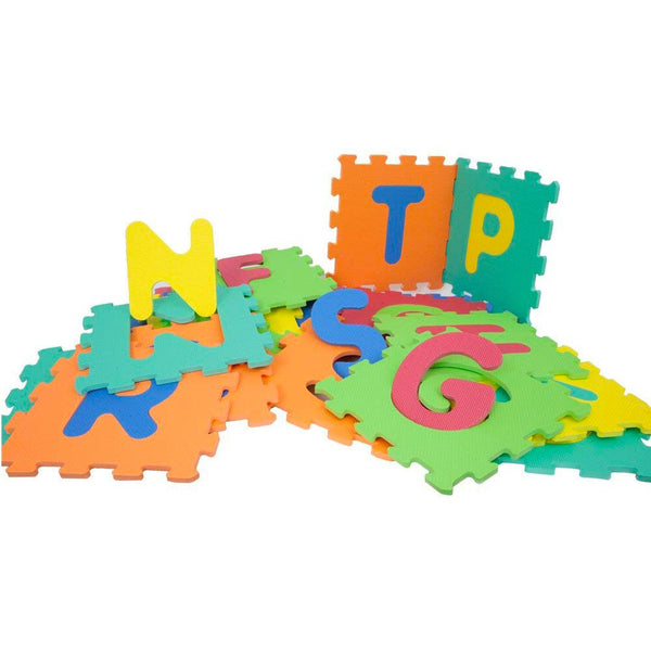 Puzzlematte 10 Teile 29,5x29,5 cm in EVA Buchstaben des Alphabets sconto