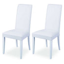 Set 2 Sedie 47x47x101 cm Nancy bianca standard-1