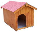 Cuccia per Cani Taglia Media 80x120x85 cm in Legno Naturale -1