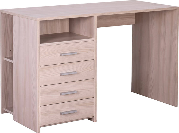 acquista Scrivania da Ufficio 4 Cassetti 120x76x55 cm Olmo Chiaro