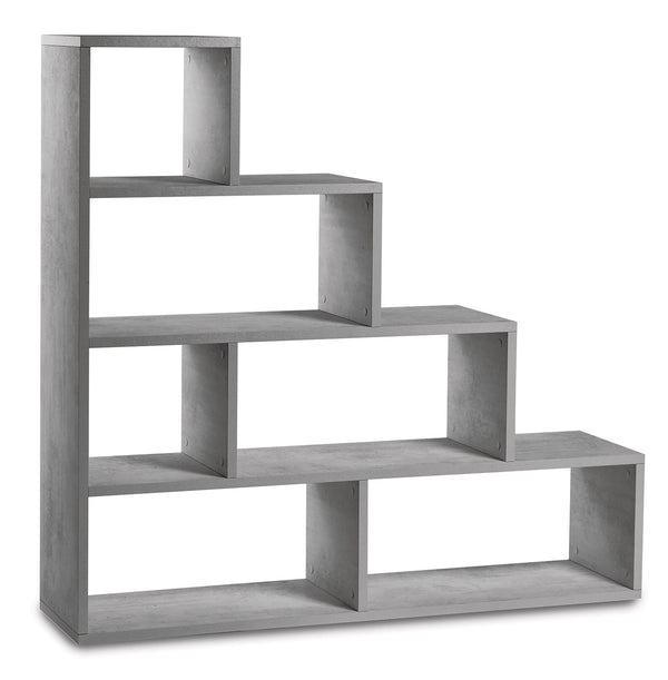 sconto Libreria a Scala 4 Ripiani 150x144x38 cm Cemento