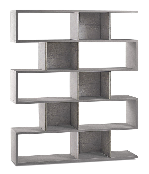 prezzo Libreria Modulare 5 Ripiani 150x180x38 cm Cemento