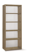 Libreria Modulare 5 Ripiani 71x182x41 cm Noce Stelvio-1