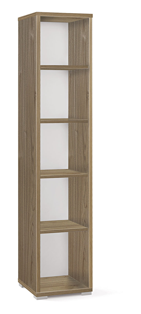 sconto Libreria Modulare 5 Ripiani 39x182x41 cm Noce Stelvio