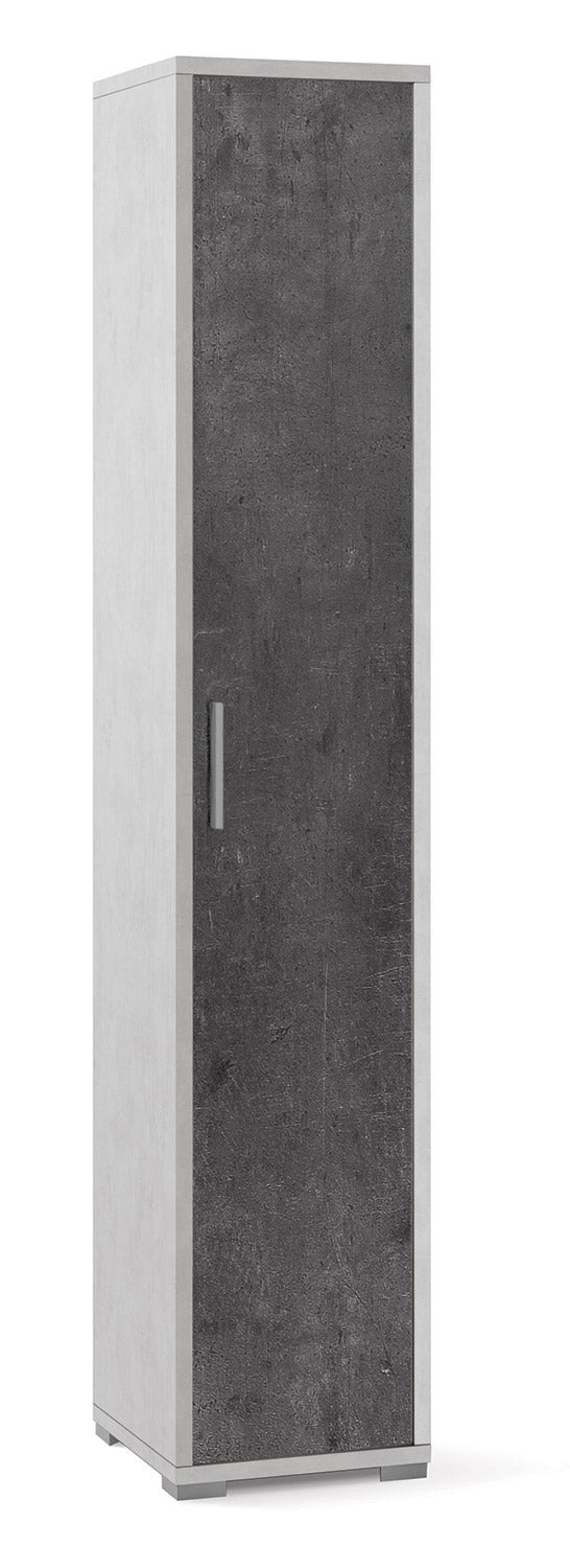 Armadio 1 Anta 39x199x41 cm Ossido Bianco/Ossido Nero online