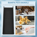 Rampa per Cani per Bagagliaio Auto 155x39x14 cm in Polipropilene Antiscivolo Nero-4