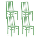 Set 2 Sedie 39.5x39.5x86.5 cm in Legno Mina Verde-1