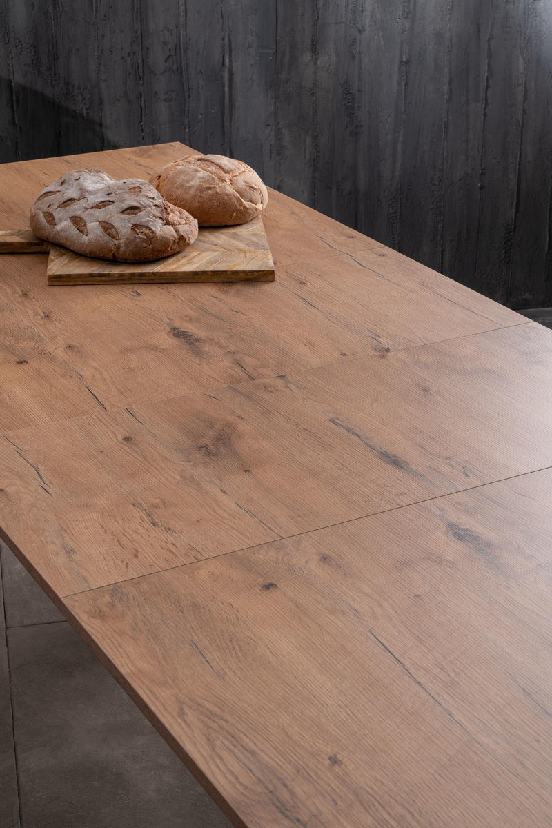 Tavolo Allungabile 156/316x90x76 cm in Melaminico Big Naturale-4