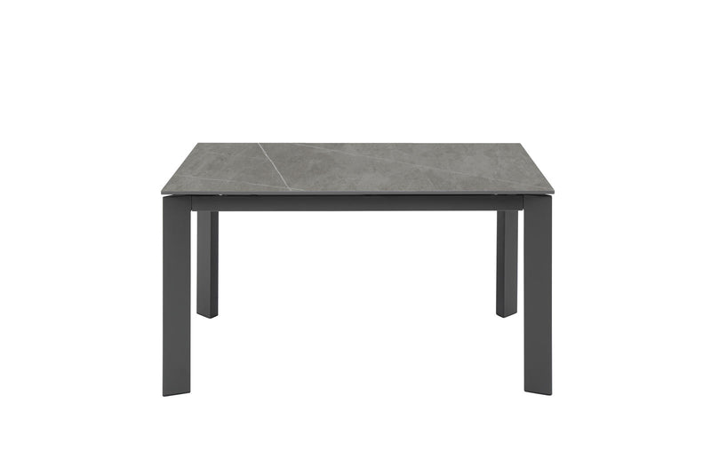 Tavolo Allungabile 140/190x90x76 cm in Metallo David Grigio Opaco-4