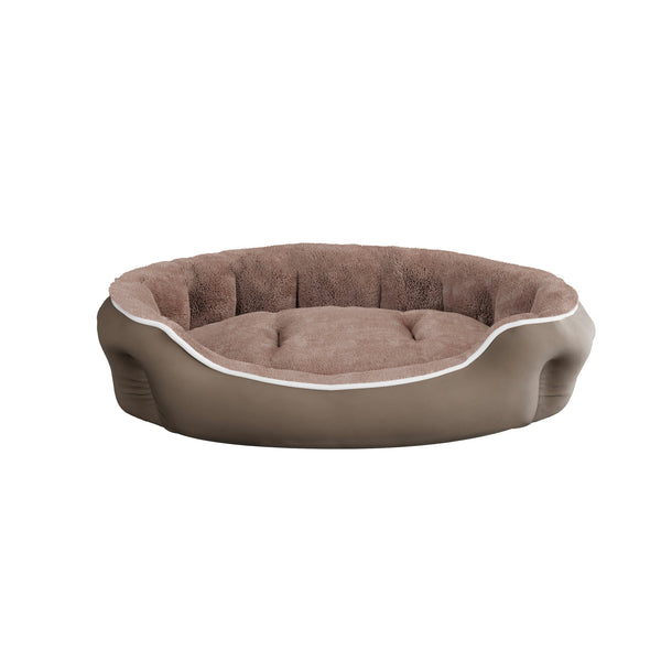 Gepolsterte Hundehütte für Hunde und Katzen aus Coccole Beige Polyester online