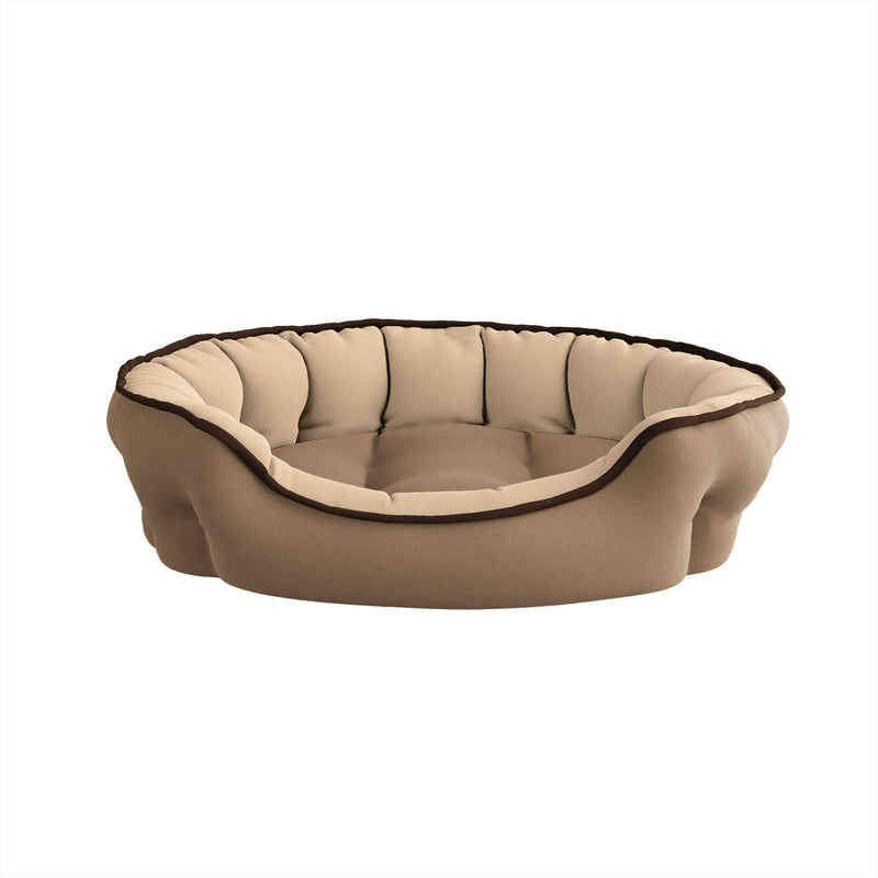 Cuccia per Cani e Gatti 75x65x20cm Tortora/Panna-1