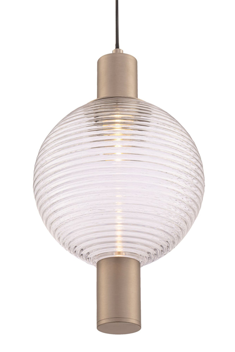 Lampada pendente Pendant in Metallo Rueca Nickel-3