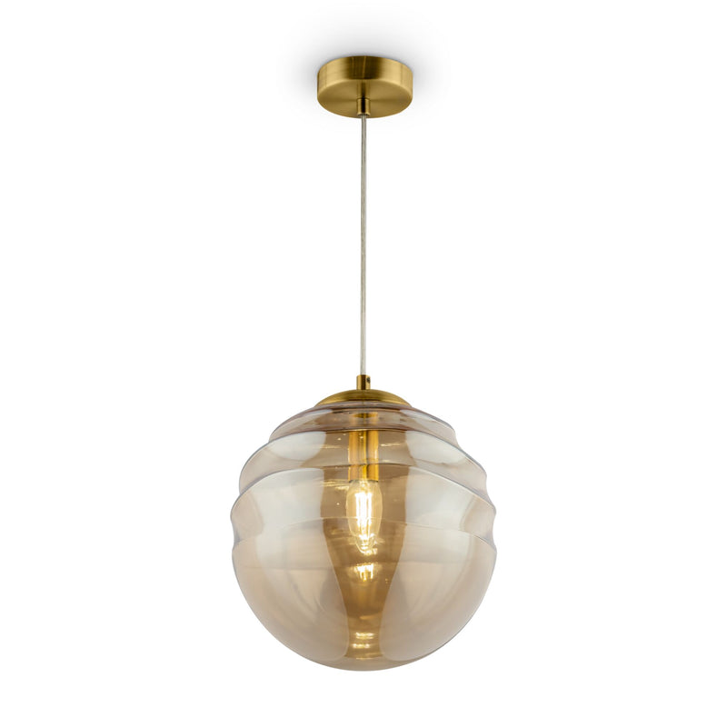 Lampada pendente Pendant in Metallo Vinare Ottone-1