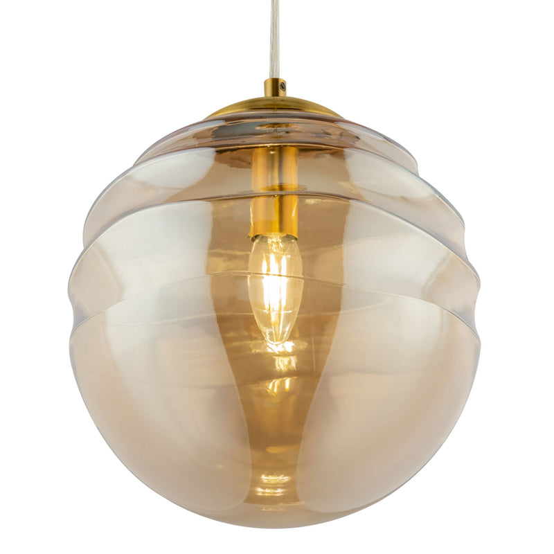 Lampada pendente Pendant in Metallo Vinare Ottone-2