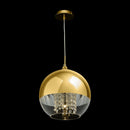 Lampada pendente Pendant in Metallo Fermi Oro-2