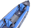 Kayak Gonfiabile Biposto 386x86 cm con Pagaie Zaino e Accessori ZRAY Tortuga Blu-3