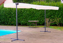 Pergola a Baldacchino 2,5x3,5x2,2 m Telo in Poliestere Struttura in Alluminio Grigio Antracite Grigio Antracite-10