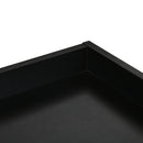 Set 2 Comodini Sospesi 40x30x19,5 cm in Truciolato Nero-9