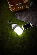 Altoparlante Bluetooth con Lampada LED 7,6x7,6x1,5 cm in Plastica Grigio-10