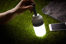 Altoparlante Bluetooth con Lampada LED 7,6x7,6x1,5 cm in Plastica Grigio-3