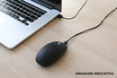 Mouse Wireless Ricaricabile 2.4GHz in Plastica Bianco-3