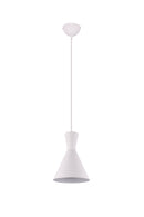 Lampada a Sospensione da Interno a LED in Metallo Bianco Opaco-2