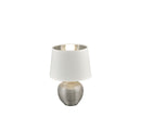Lampada tavolo da Interno  E14 in Ceramica Argento-1