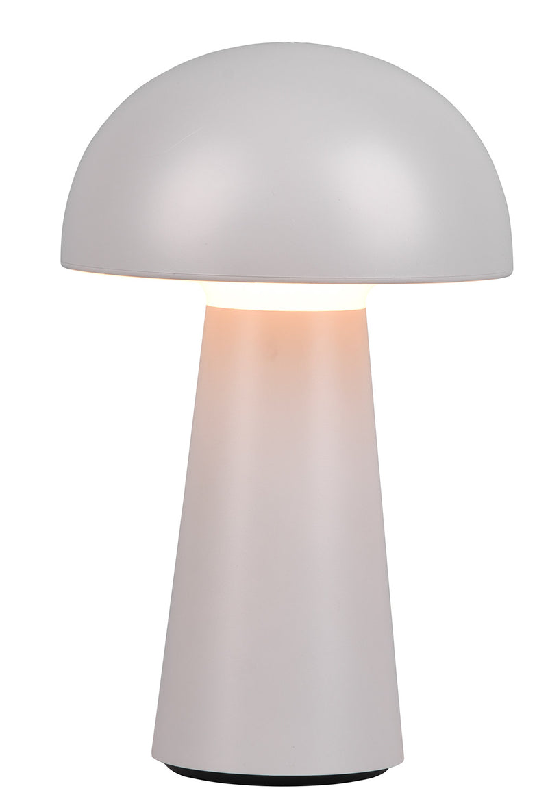 Lampada da Tavolo da Esterno a LED in Plastica Grigio intenso-1