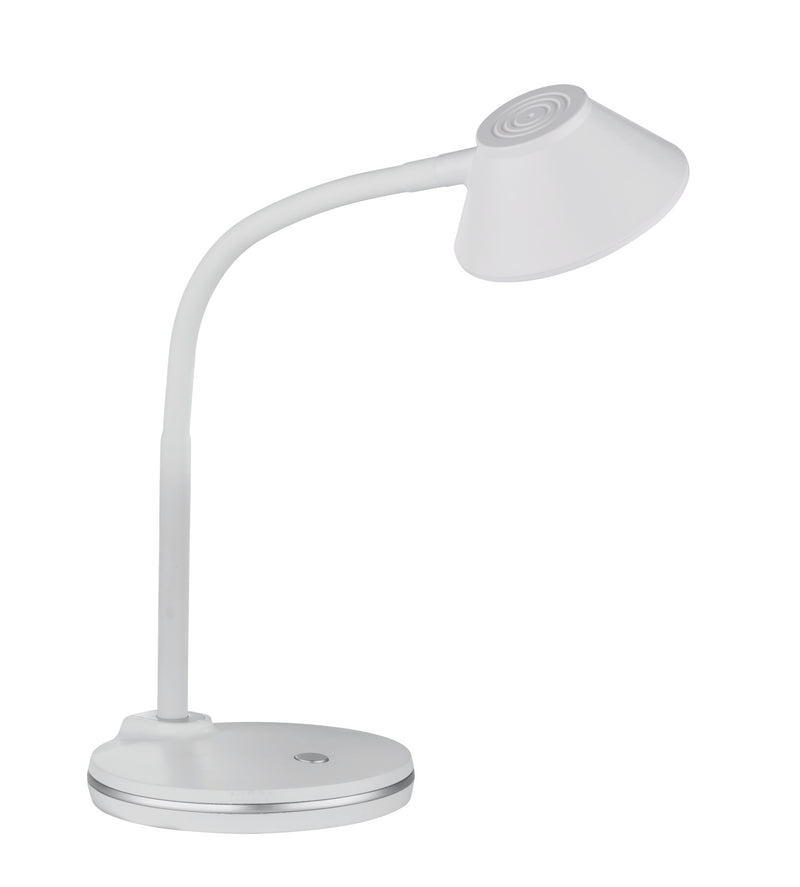 Lampada tavolo da Interno a LED in Plastica Bianco-1