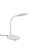 Lampada tavolo da Interno a LED in Plastica Bianco-1