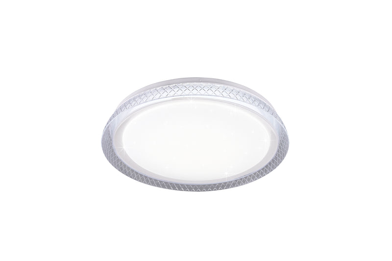 Plafoniera da Interno a LED in Plastica Bianco-2