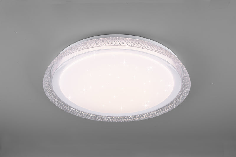 Plafoniera da Interno a LED in Plastica Bianco-1