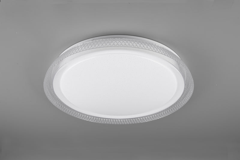 Plafoniera da Interno a LED in Plastica Bianco-4