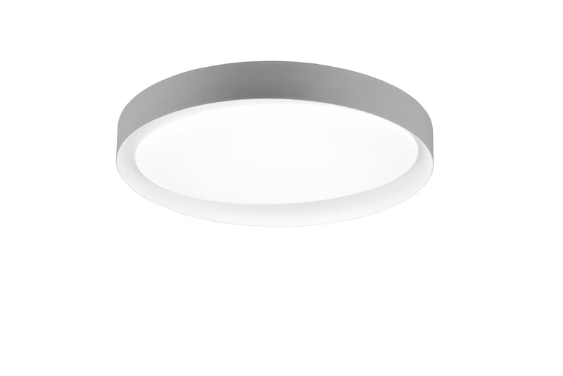 Plafoniera da Interno a LED in Plastica Grigio-1